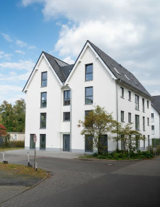 Frontansicht der Senioren-WG am Hüstener Markt